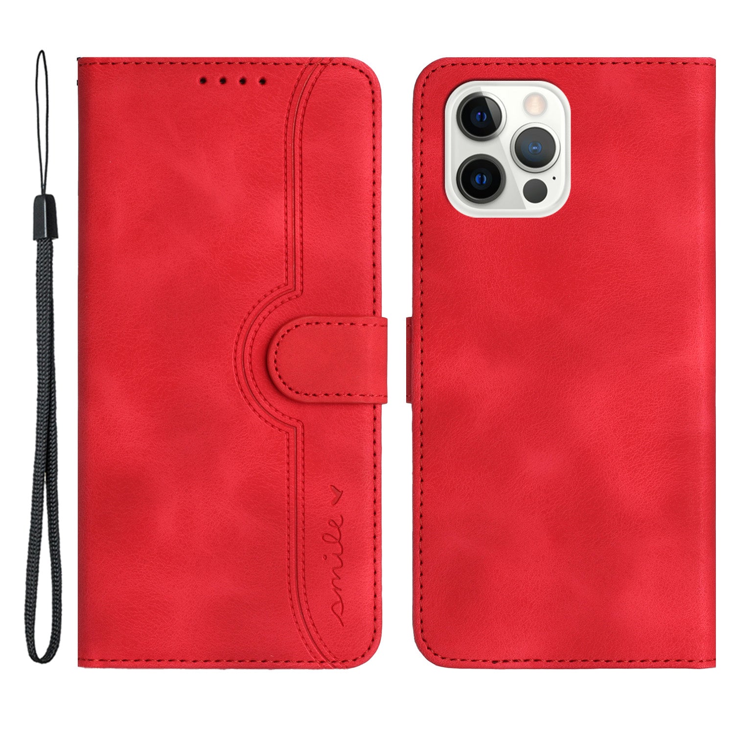 YX003 For iPhone 14 Pro Imprinted Smile Pattern PU Leather Cover Wallet Stand Cell Phone Case YX003 For iPhone 14 Pro Imprinted Smile Pattern PU Leather Cover Wallet Stand Cell Phone Case